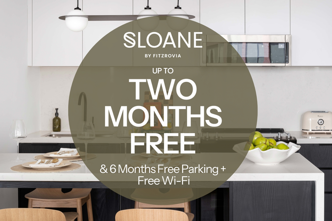 Up to 2 Months Free plus 6 Months Free Parking and Free WiFi - Sloane