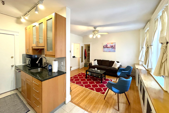 Kitchen/Living - Cleveland Circle! 2 bed available September 1!