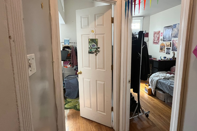 Entrance on left, and doorways of first two bedrooms. - 3 Bed- looking for third roommate