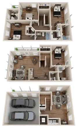 Floor plan - 607 South Townhomes
