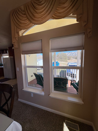 Covered porch - Well Maintained, Furnished Country Home in the Sierra Foothills-Above the fog, below the snow