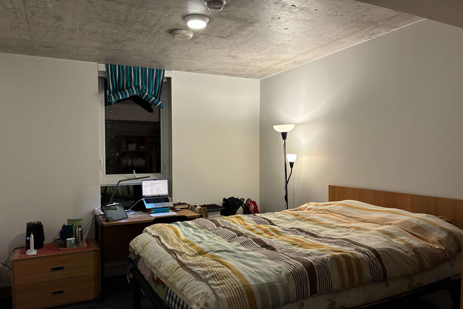 Bedroom - A Private Furnished Bedroom with Shared Kitchen and Living Room