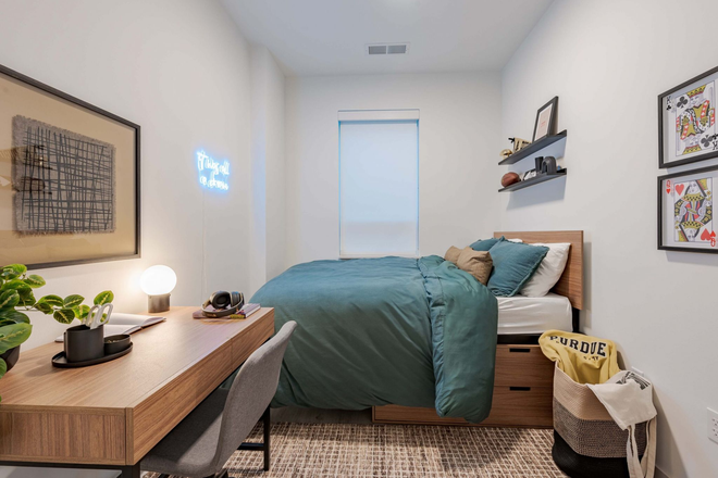 bedroom (bathroom inside as well) - Verve West Lafayette