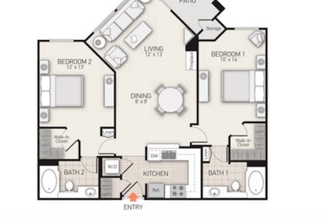 floor plan - Villas of Renaissance apartment <3