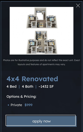 Entire House FloorPlan - The Lofts