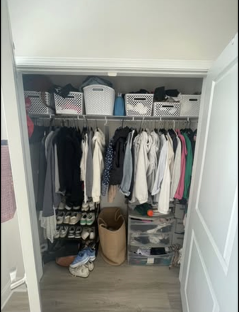 Closet - Cottages at College Acres Apartments