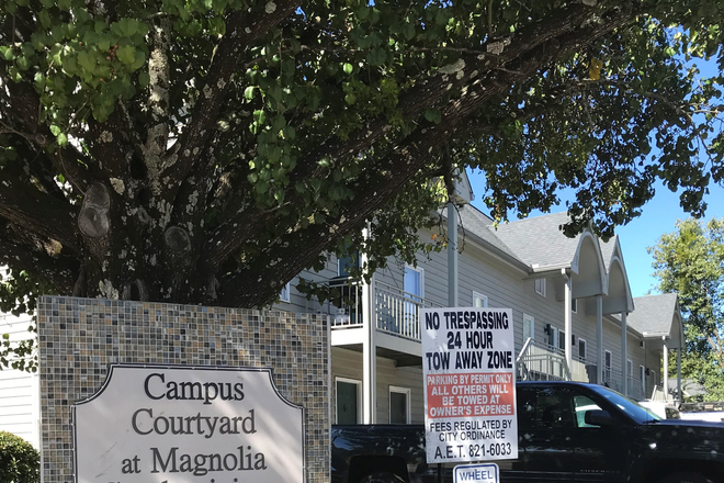 Outside Street View - Campus Courtyard at Magnolia Apartments