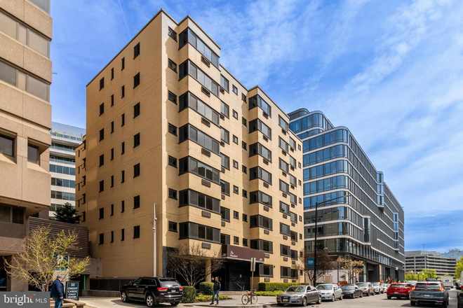 Exterior of 2141 I Street NW - Bright, Updated Studio Apartment for Rent Just Steps from GWU $1650/Month!