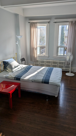 Bedroom - Large Furnished Room in Excellent Location (Ossington & Dupont) Townhome
