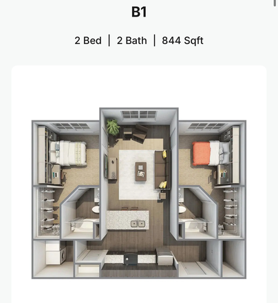 Floor plan - Halo 46 Apartments