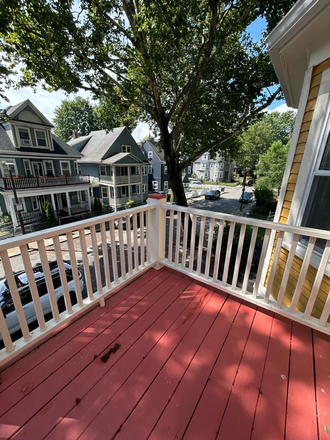 2nd floor porch - Convenience to your school in a newly renovated apartment, you found it right here!