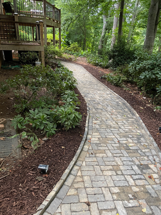 Private walkway to suites - Private Furnished Suites 5 miles from campus - near Bethania and Oldtown
