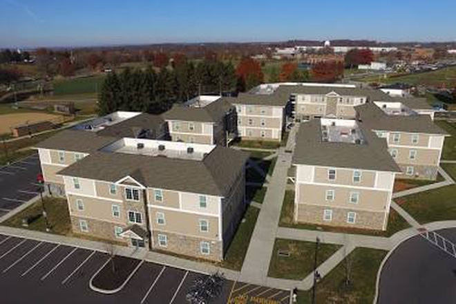 Above view - Campus Heights Premiere Apartments
