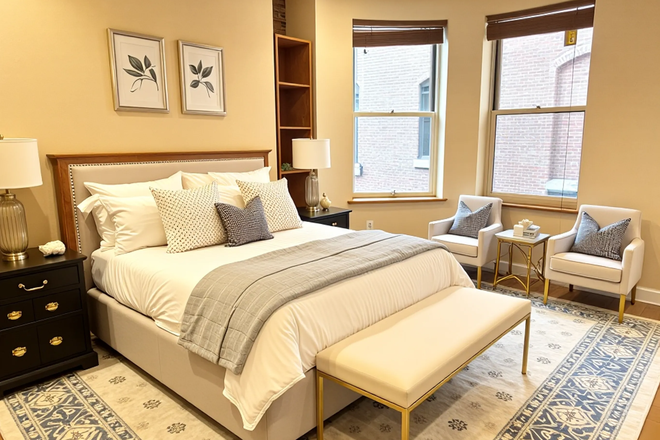 bedroom - Charming Fenway 1 bed available now - landlord pays the fee!