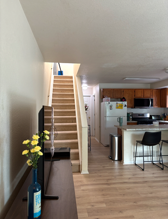 Far back door is the bedroom - Cute House close to everything CU!!