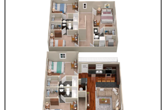 layout. look on the Highpointe website for more - Highpointe Boone 5 bedroom Townhome