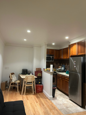 Kitchen/Dining - Bedroom in a 3B/1B Dumbo Apartment