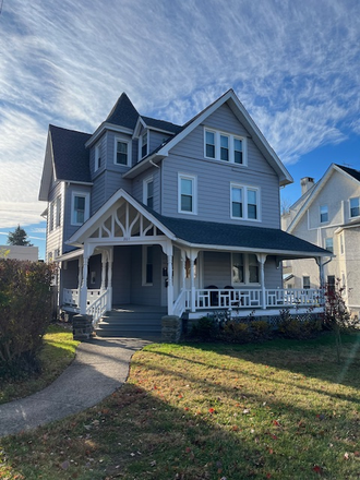 front on property - Charming first floor apt. in residential neighborhood, walking distance to train/Suburban Square.