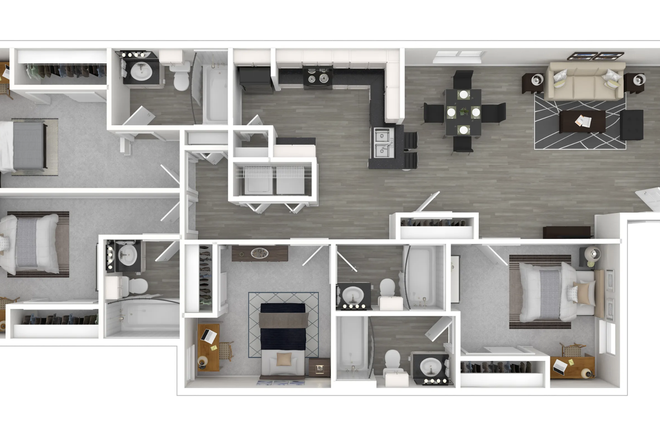 Layout - The Verge Orlando Apartments