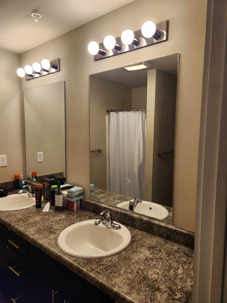 Bathroom at Room E66 at The Oasis - The Vue (The OASIS) Apartments