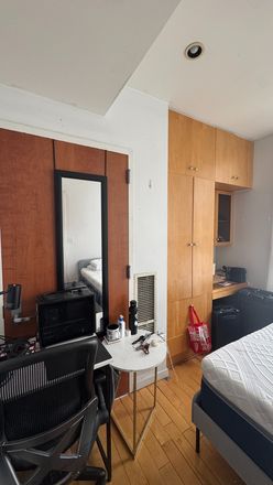 Queen room desk/closet space and utility closet door - Multiple Bedrooms in Shared Apartment next to Manhattan Bridge.