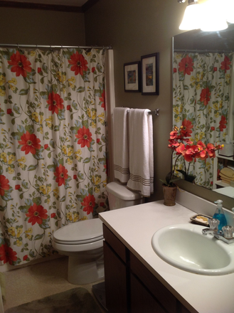 Full Bath on 2nd Floor - Nice Wooded Duplex next to Greenway Duplex