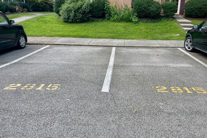 Parking Spaces - Three Bedroom Townhome close to bus stop and Food Lion and 2 miles from the VT campus