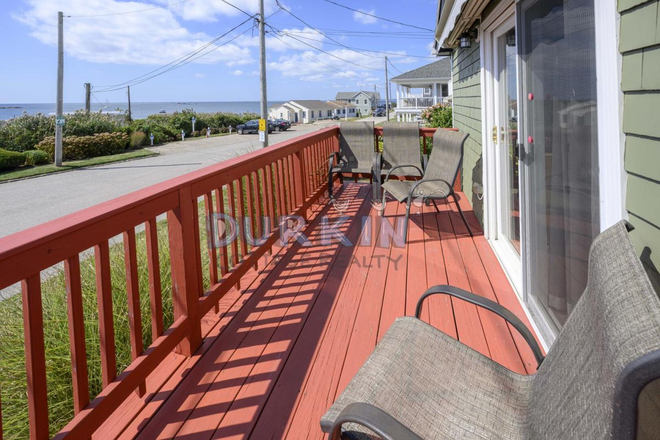 Deck - Super quiet, bright, clean and spacious home with water view, walk to beach and close to campus