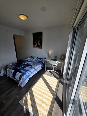 Bedroom - Fully Furnished Private Rooms | Near Eaton Centre & Toronto Metropolitan University