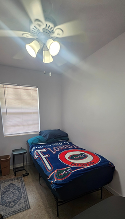 Bedroom 2, ceiling fan - Fall 2026-Spring 2027 year, 2 bedroom 1 bath apartment