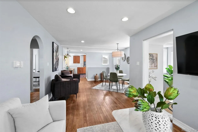 Living Room - Room for rent in newly remodeled 3-bedroom home, close to DU!