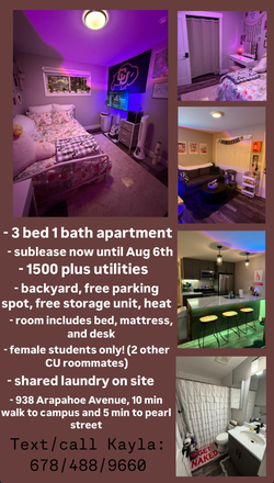 summary of apartment - Arapahoe property Apartments