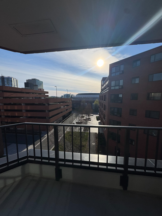 Balcony - Bright 2B/2B at Soldiers Field Park Apartments