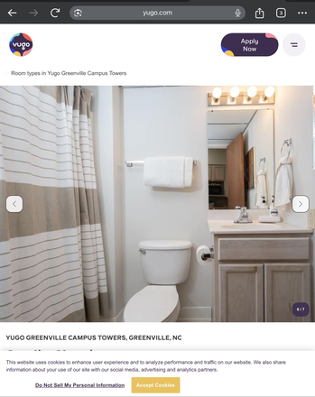 bathroom - Cozy Studio practically on Main Campus Apartments