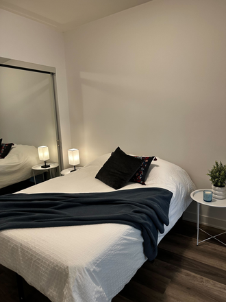 Bedroom - Private Room in Co-Living Unit – 60 Princess St, Toronto Condo