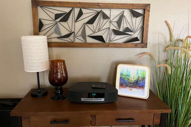 Sound bar - Stylish Full-sized Bedroom with DESK in Fully Furnished Home- Everything Included