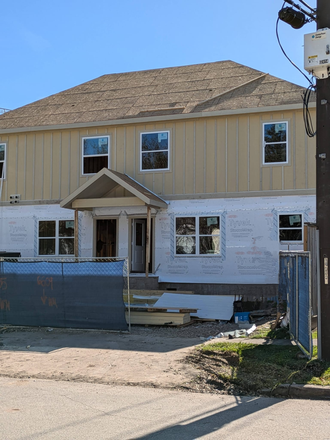 Exterior Construction Progress - Brand New Townhomes on Dryden