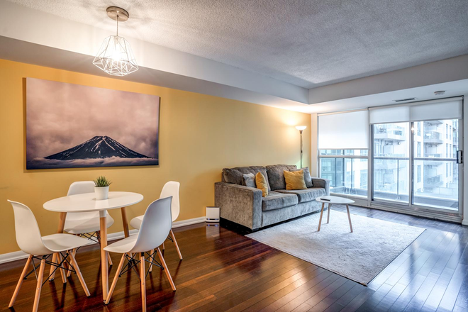 Dining and living - WaterPark | Fully furnished & equipped 1BD downtown condo in an incredible location, steps to TTC