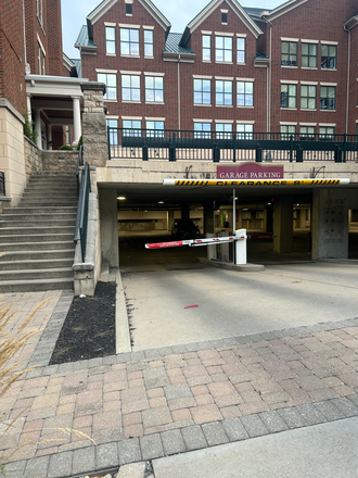 Entry to the keyless secured covered garage - **Stetson Square Condo** 2-BD/2-BR/2-parking.Mins to UC Med; Main/Children's & Xavier Univ