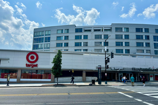 exterior of building/metro access - Top Floor 1BR at Cityline at Tenley - Steps from AU Law and Metro