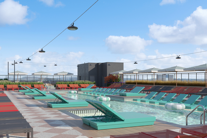 rooftop pool - HUB 1 bdr in 4 bdr, 2 bath, brand new building, steps from campus