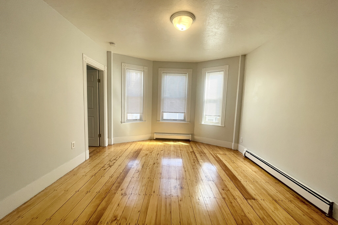 Living Room - 4 Bedroom Apartment w/ Newly Refinished Floors