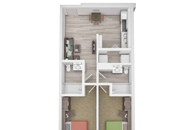 Floor Plan - 12 North Apartments