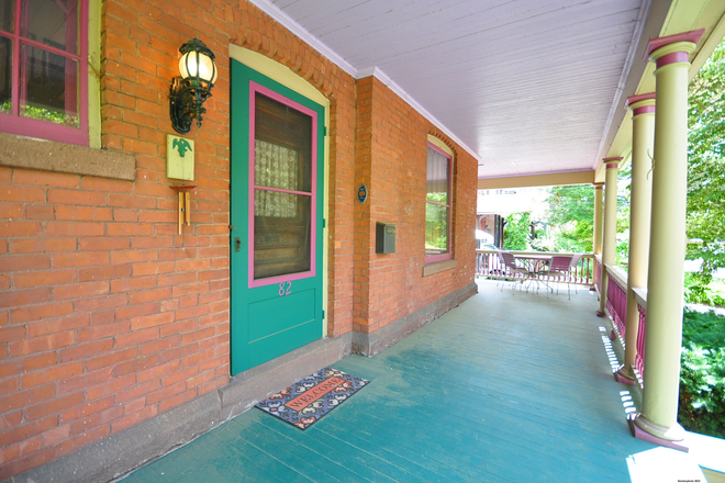 Porch - Two sunny attached furnished rooms on 2nd floor of home on West End home.