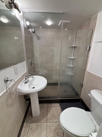 Washroom - Furnished Basement room with AC in 3 bedroom unit, Kensington Market. 10 mins to UofT and TMU Triplex