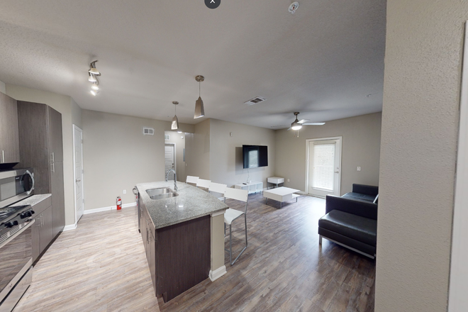 Kitchen and living room - IQ Luxury Apartments Urgent Lease Takeover