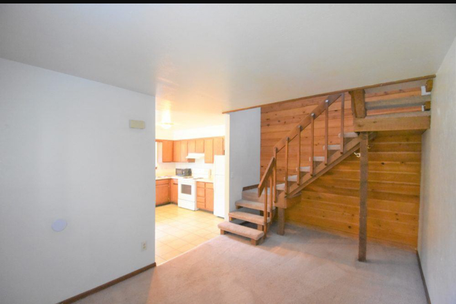 Living room before we furnished it - 2230 walnut street Rental