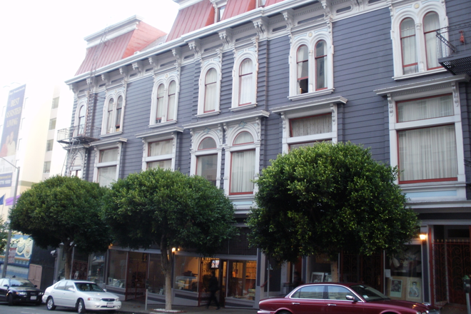 Front of building - Emeric-Goodman Building.  Victorian Landmark at Geary & Van Ness House