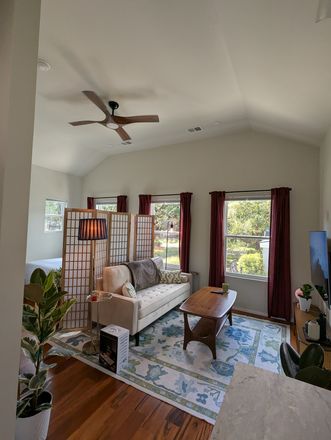 overview of living & bedroom areas - New studio apartment in Avondale, 2.2 mi. from MUSC & 10 mi. from Folly Beach