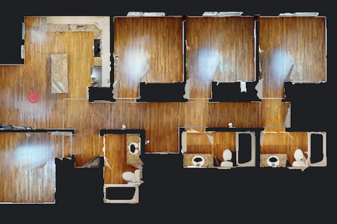 floorplan - Spring sublease close to campus - Room in a 4 bed condo